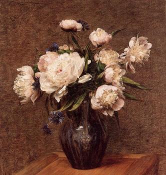 Henri Fantin-Latour : Bouquet of Peonies